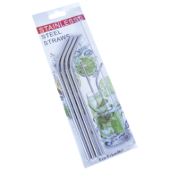 Set 4 paie metalice curbate cu perie de curatare